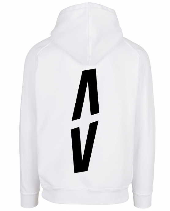ICON OVERSIZE HOODIE - WHITE - BACK