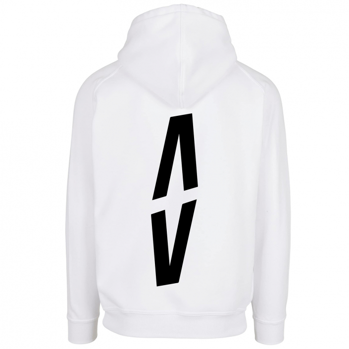 ICON OVERSIZE HOODIE - WHITE - BACK
